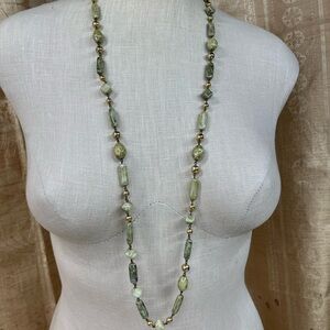 Elegant Green Beaded Necklace